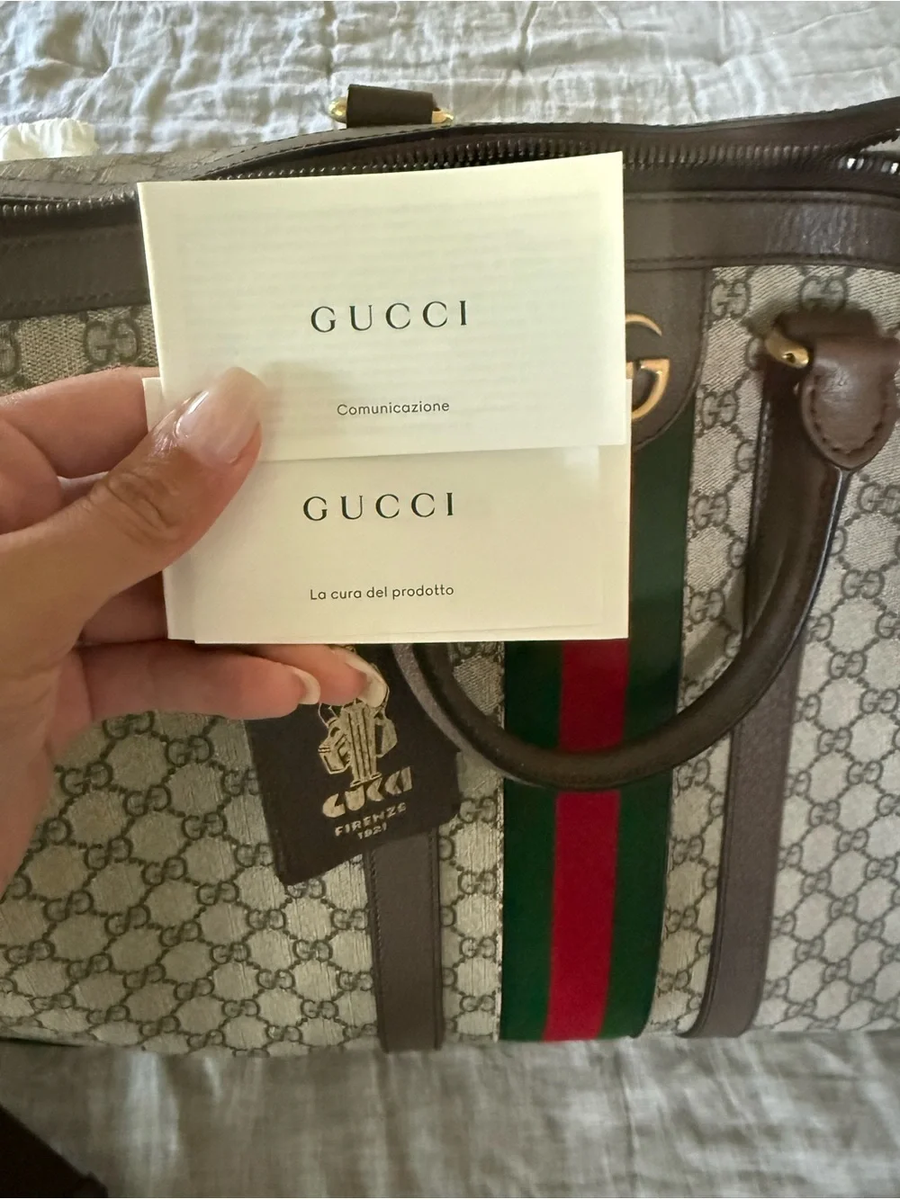Gucci travel bag